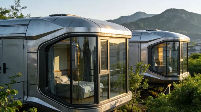 Γιατί το Prefabricated Space Capsule Home είναι η καλύτερη επιλογή για υπαίθρια κάμπινγκ;