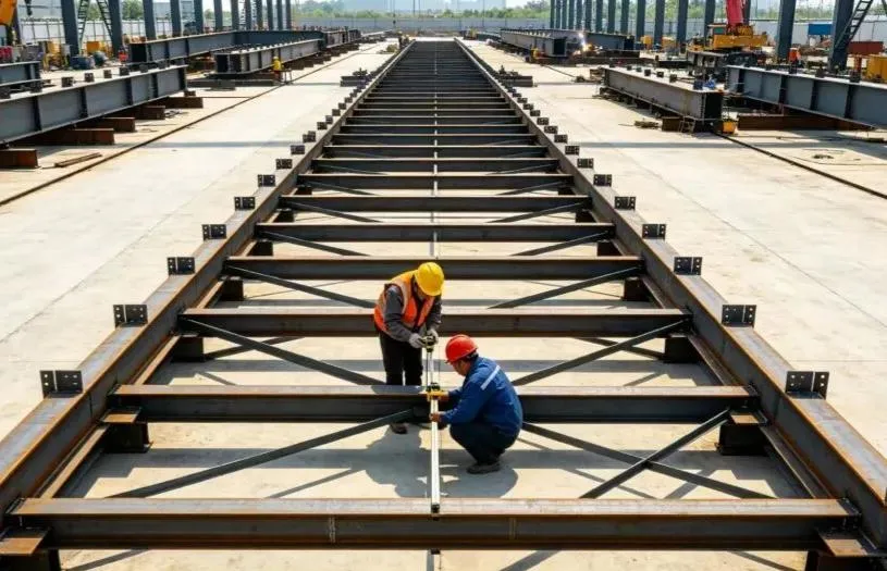 Επί τόπου συναρμολόγηση μεταλλικών κατασκευών + Ροή εργασιών κατασκευής ενσωματωμένης ανύψωσης + Βασικά ζητήματα