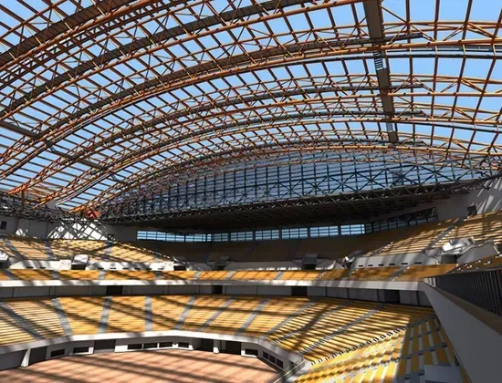 Στάδιο μεγάλου ανοίγματος Steel Space Frame