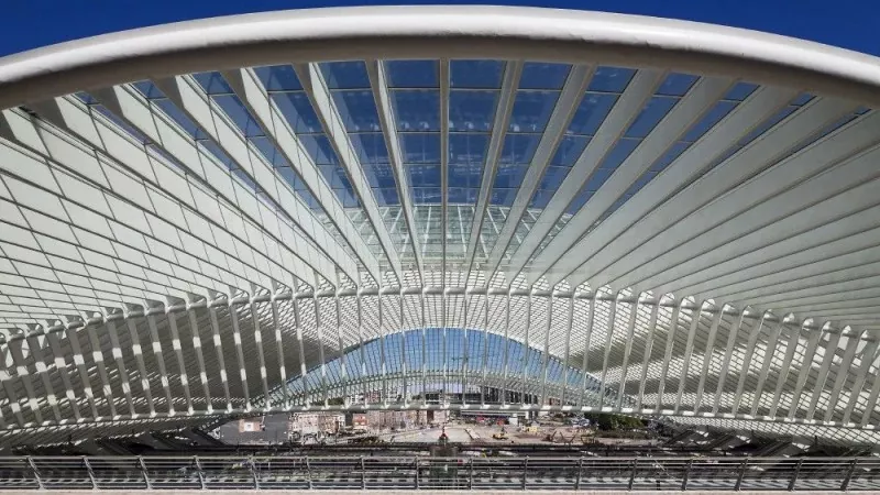 Χαλύβδινη Κατασκευή Truss Station μεγάλου ανοίγματος