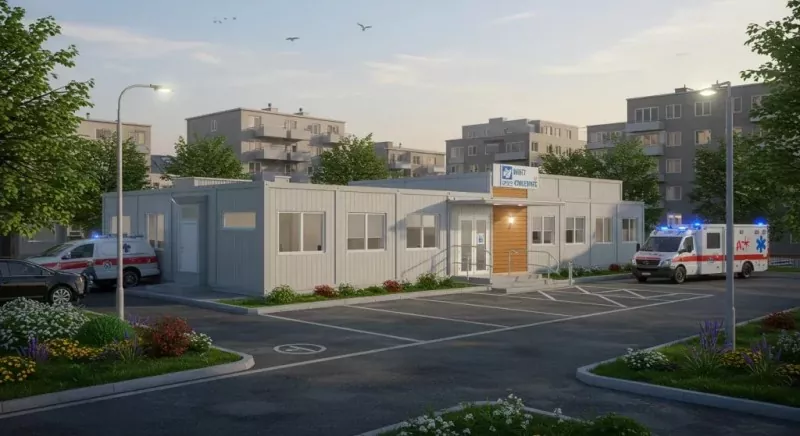 Αρθρωτές προκατασκευασμένες μονάδες υγείας από χάλυβα