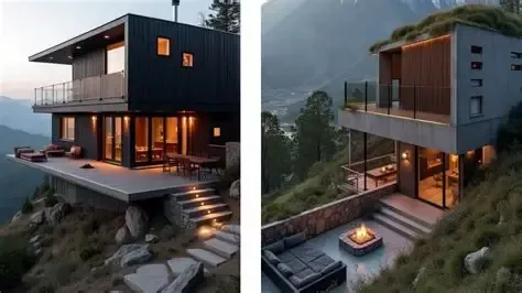 Scenic Area Container House Steel Construction
