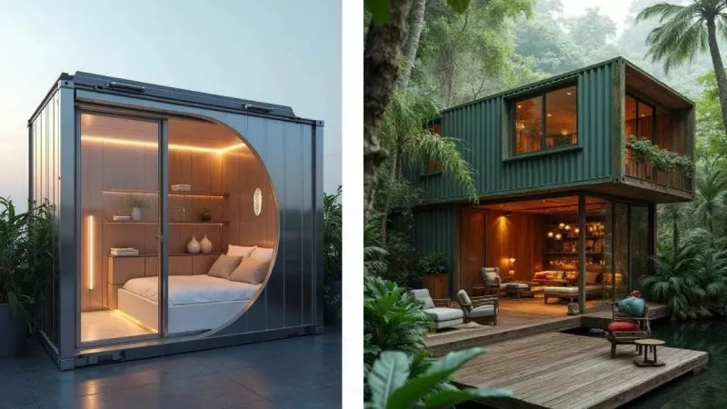 Scenic Area Container House Steel Construction