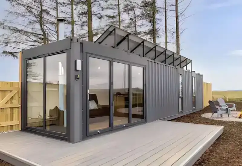 Μονομονάδα Container House Μεταλλική κατασκευή