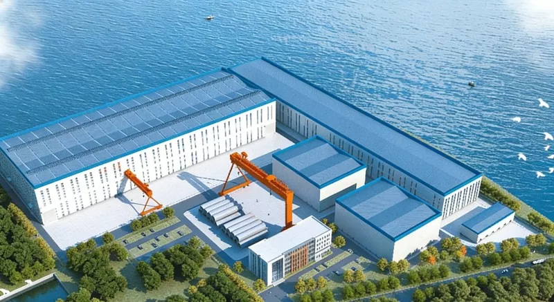 Υπεράκτιο εργοστάσιο αιολικής ενέργειας από χάλυβα Υπεράκτιο εργοστάσιο αιολικής ενέργειας από χάλυβα